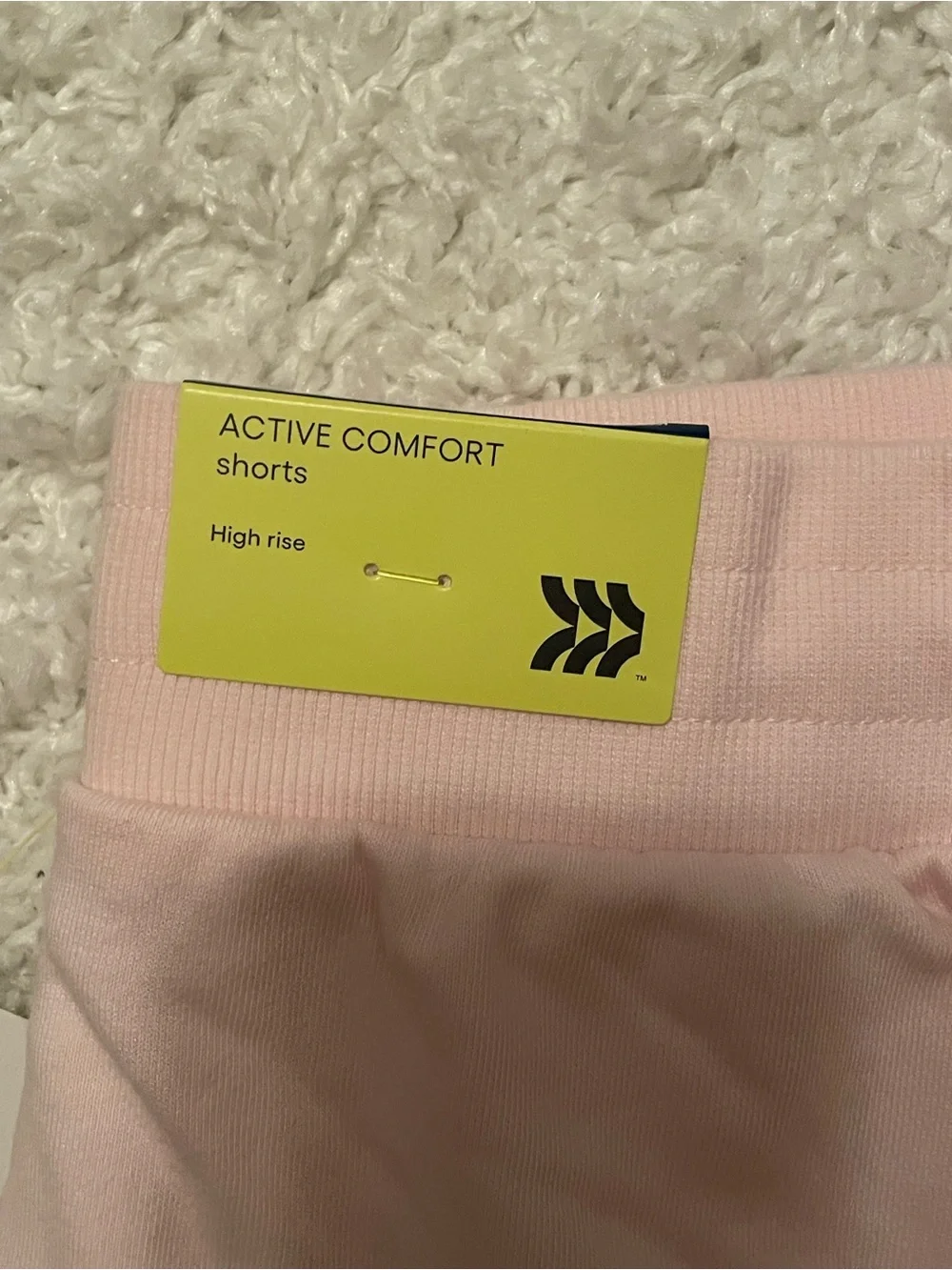 Women’s All in Motion Active Comfort French Terry Shorts size L in Light Pink